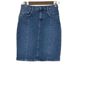 Pilcro‎ and the Letterpress by Anthropologie Women's Denim Pencil Skirt Size 2